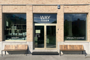 way coffee bar gent branding rebranding typography signalisatie
